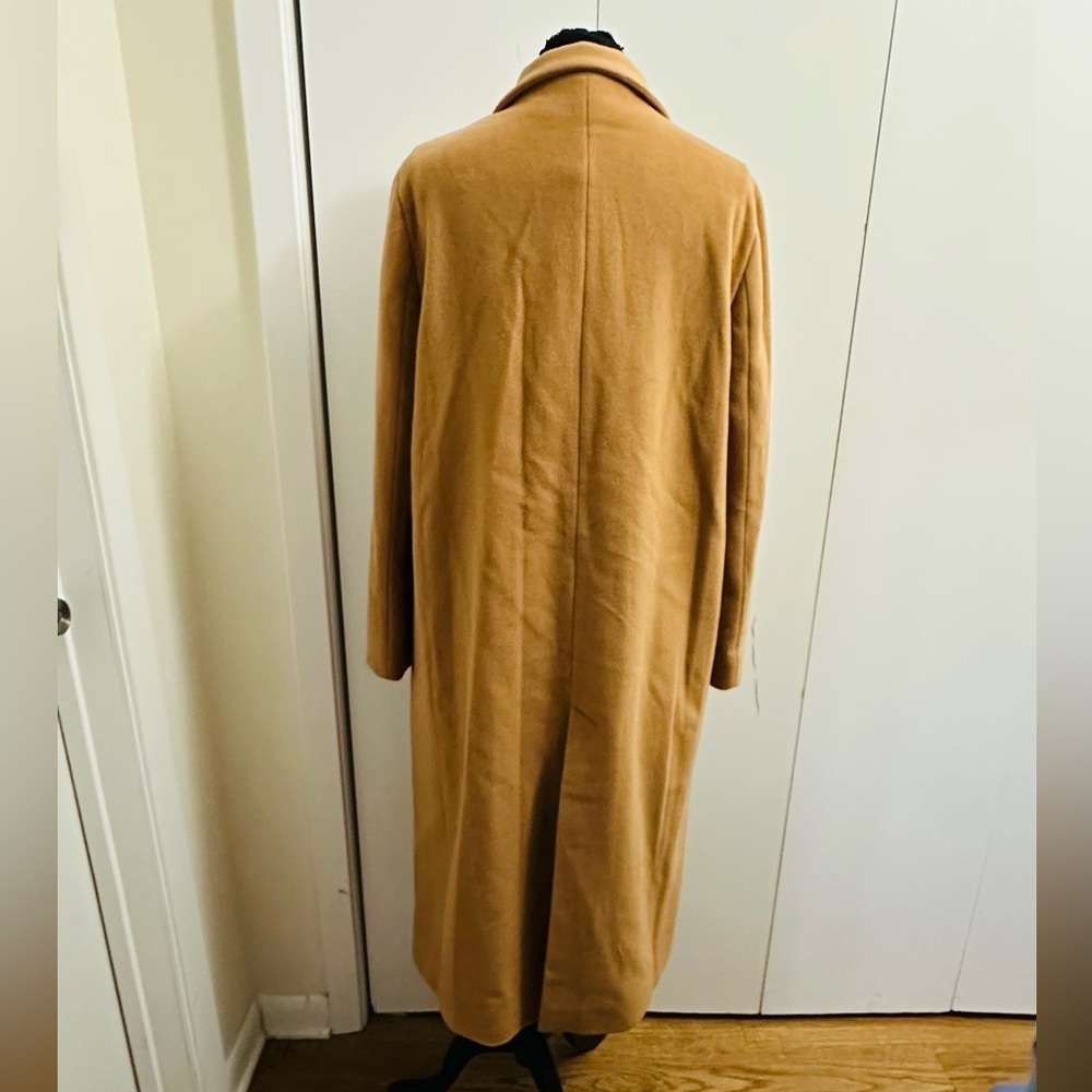 ICONS By Cinzia Rocca Wool Blend Tan Long Coat - Picture 2 of 16